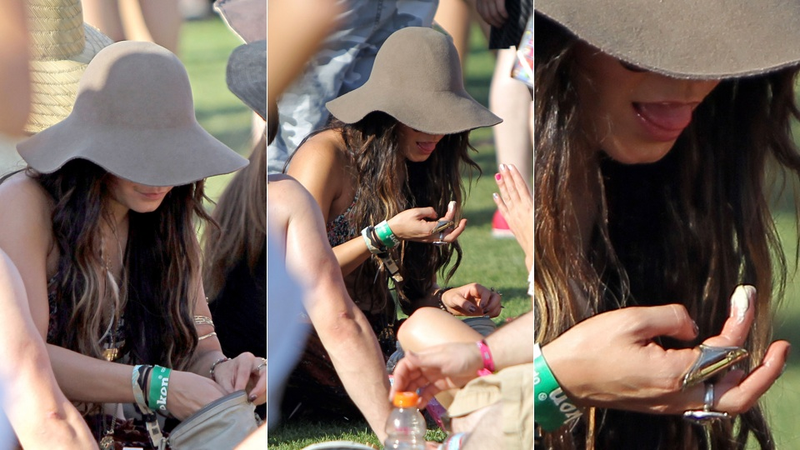Illustration for article titled Was Vanessa Hudgens Doing Cocaine At Coachella?